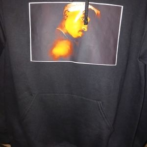 Custom Tupac hoodie. LARGE.